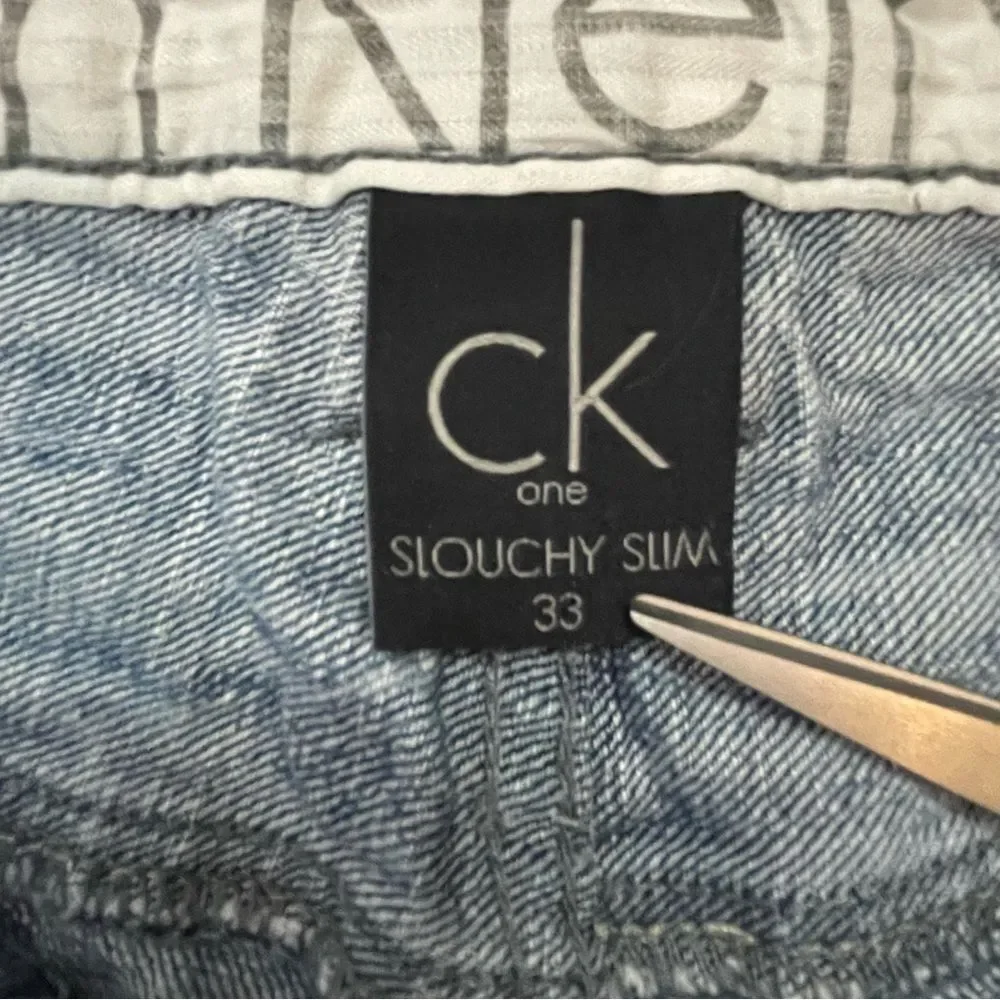Calvin Klein One Slouchy Slim Denim Jeans Men’s Size 33x32